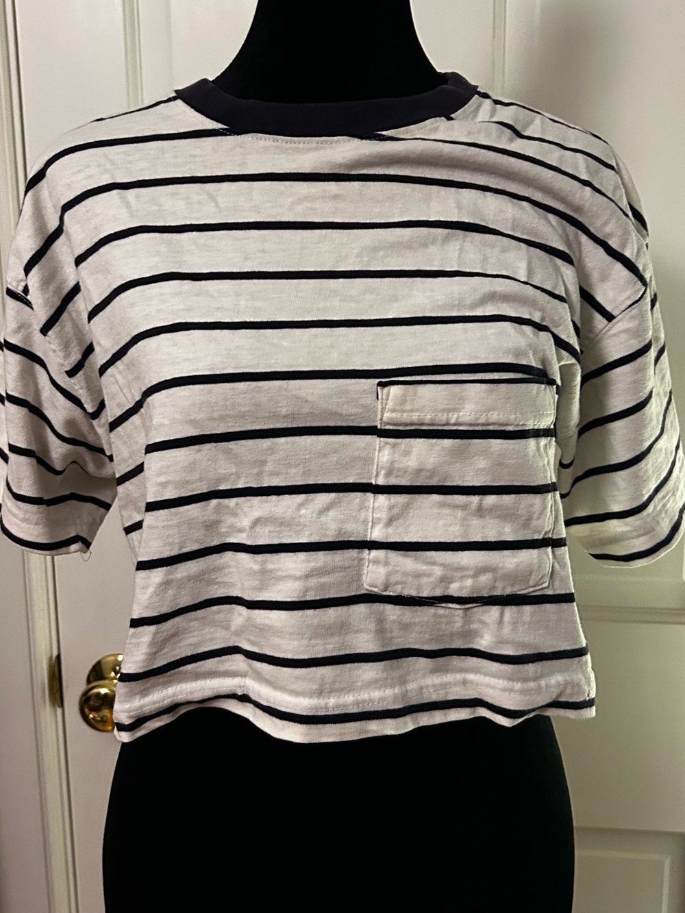 Calvin Klein vintage pocket tee crop top